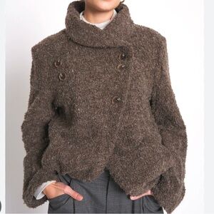 Anthropologie French Mauve Briella Boucle Jacket, Size Small 🎀